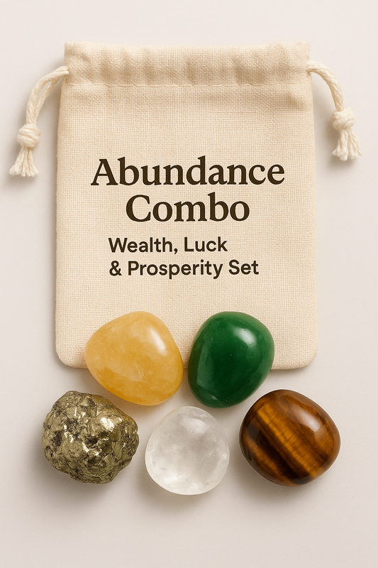Crystal Abundance Combo – Wealth, Luck & Prosperity Set.