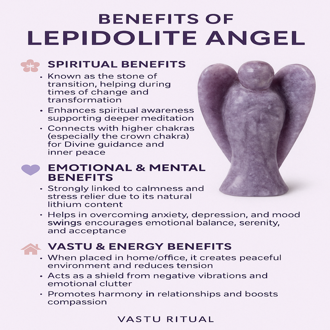 Lepidolite Crystal Angle