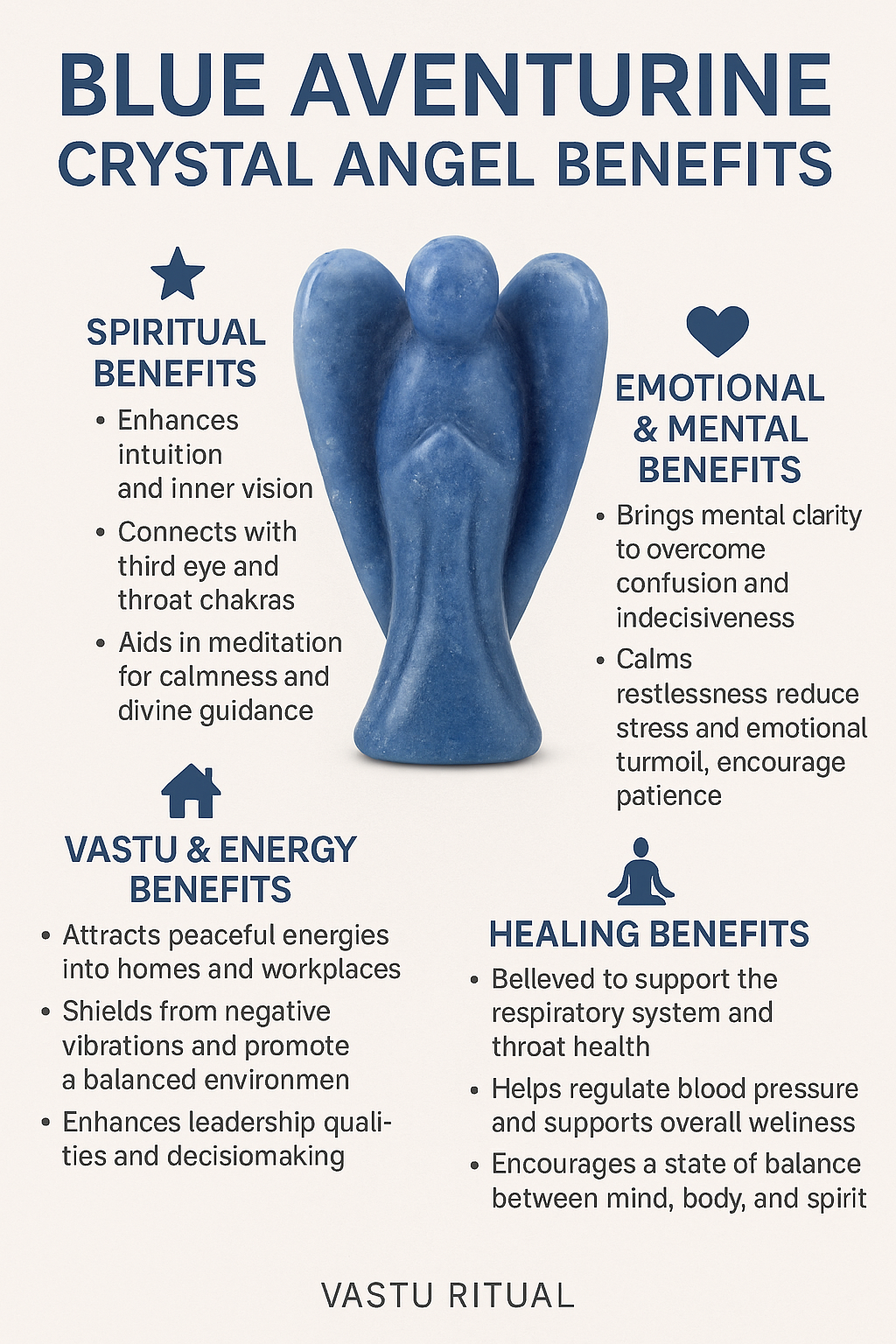 Blue Aventurine Crystal Angel