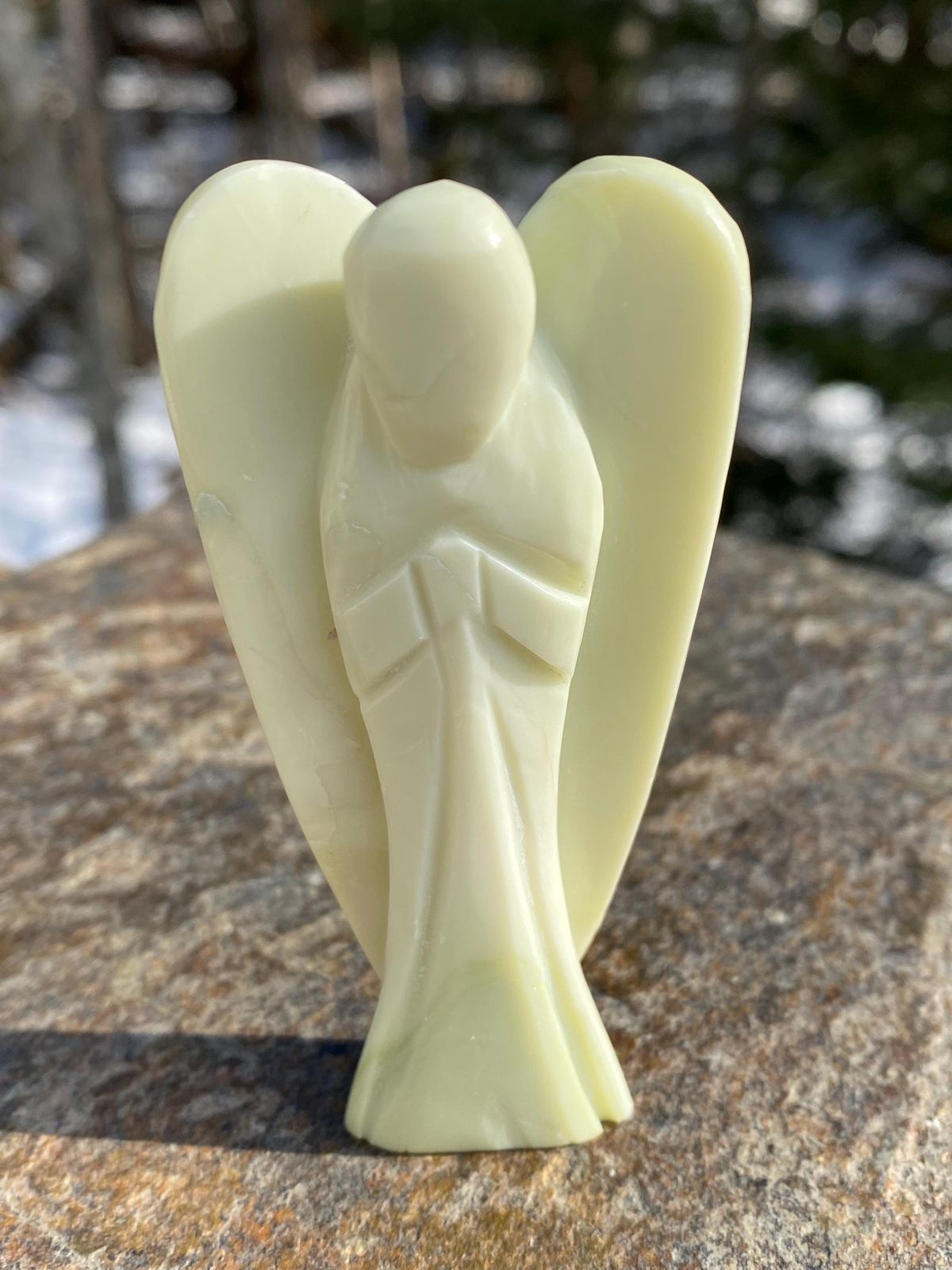 Serpentine Crystal Angel